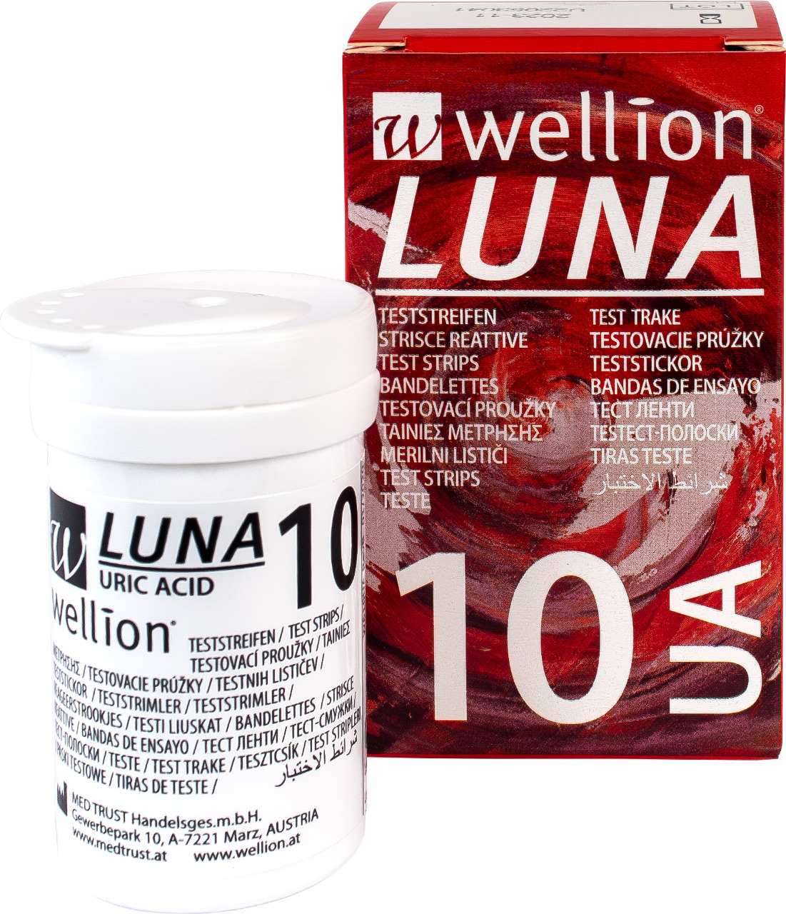 Wellion LUNA Uric Acid Test Strips